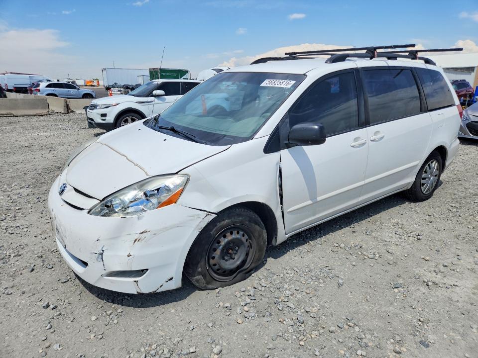 2008 Toyota Sienna VIN 5TDZK23C58S124325 COPART salvage auction — FRONT END, CO - PUBLIC - SALVAGE TITLE, sold $625 on 2026-07-07 (photo 1)