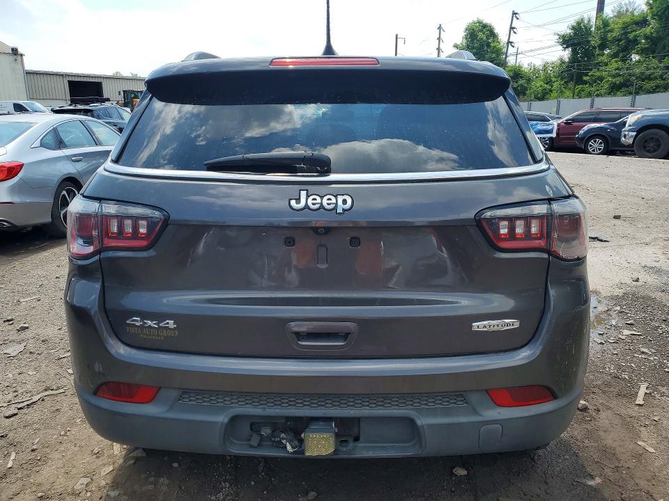 2018 Jeep Compass VIN 3C4NJDBB4JT103872 COPART salvage auction — FRONT END, PA - CERTIFICATE OF SALVAGE, sold $1,650 on 2026-08-16 (photo 6)