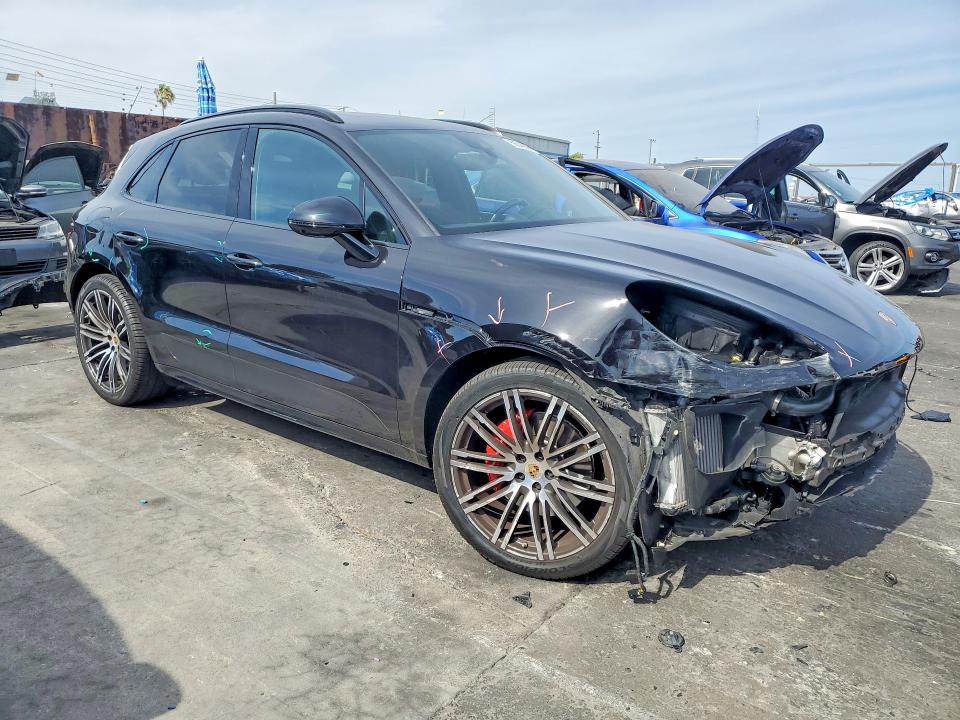 2018 Porsche Macan VIN WP1AG2A56JLB60243 COPART salvage auction — FRONT END, Ca - Salvage Certificate, sold $11,600 on 2026-08-12 (photo 4)