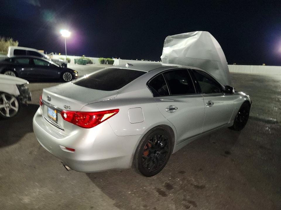 2016 Infiniti Q50 VIN JN1CV7AP7GM202231 COPART salvage auction — FRONT END, Nv - Salvage Title, sold $550 on 2026-07-16 (photo 3)