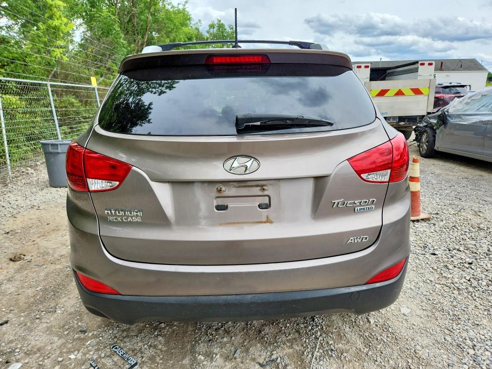 2013 Hyundai Tucson VIN KM8JUCAC3DU621147 COPART salvage auction — MECHANICAL, Oh - Certificate Of Title, sold $1,700 on 2026-07-29 (photo 6)