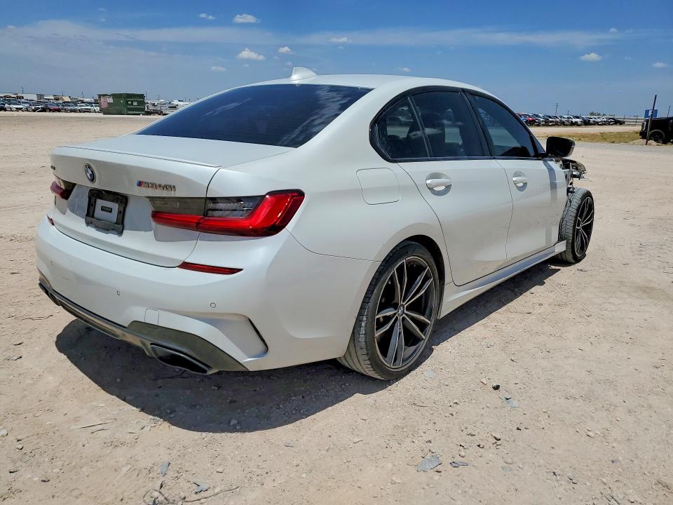 2021 BMW VIN 3MW5U9J01M8C14596 COPART salvage auction — FRONT END, TX - SALVAGE VEHICLE TITLE, sold $24,900 on 2026-09-16 (photo 3)