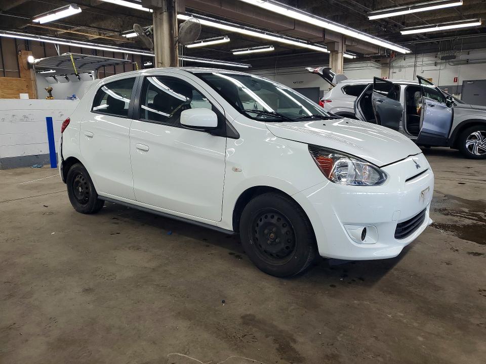 2015 Mitsubishi Mirage VIN ML32A3HJ0FH010173 COPART salvage auction — NORMAL WEAR, Il - Certificate Of Title, sold $600 on 2026-07-13 (photo 4)