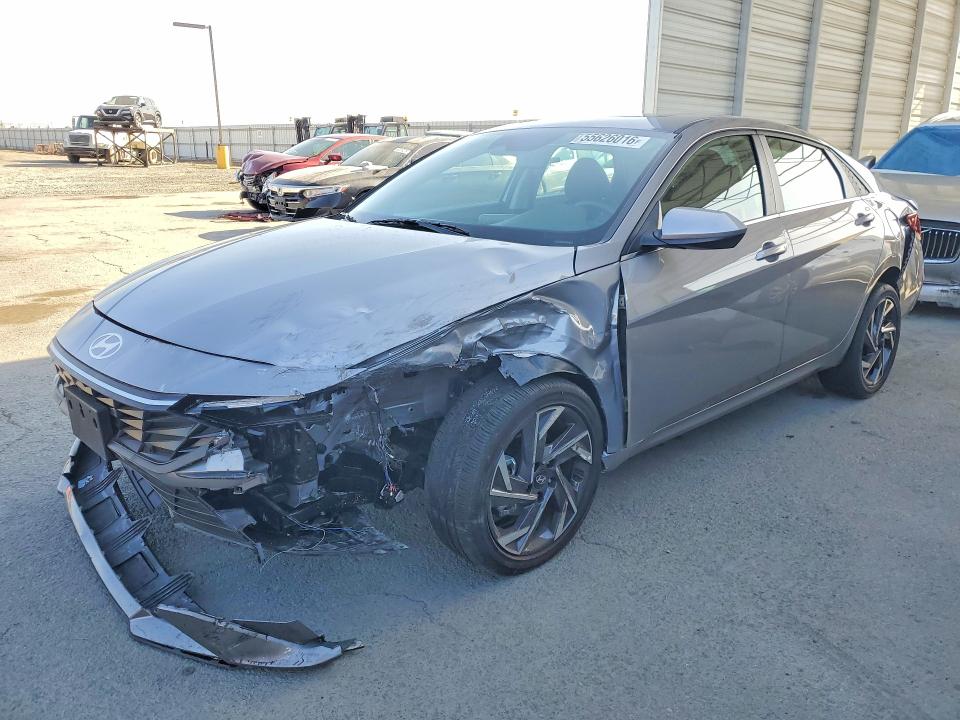 2025 Hyundai Elantra VIN KMHLS4DG8SU963919 COPART salvage auction — FRONT END, Ca - Salvage Certificate, sold $4,250 on 2026-07-02 (photo 1)
