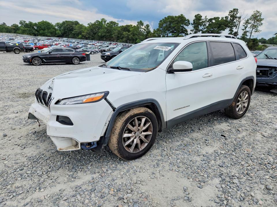 2014 Jeep Cherokee VIN 1C4PJLDS3EW115236 COPART salvage auction — FRONT END, Ga - Certificate Of Title, sold $375 on 2026-07-09 (photo 1)
