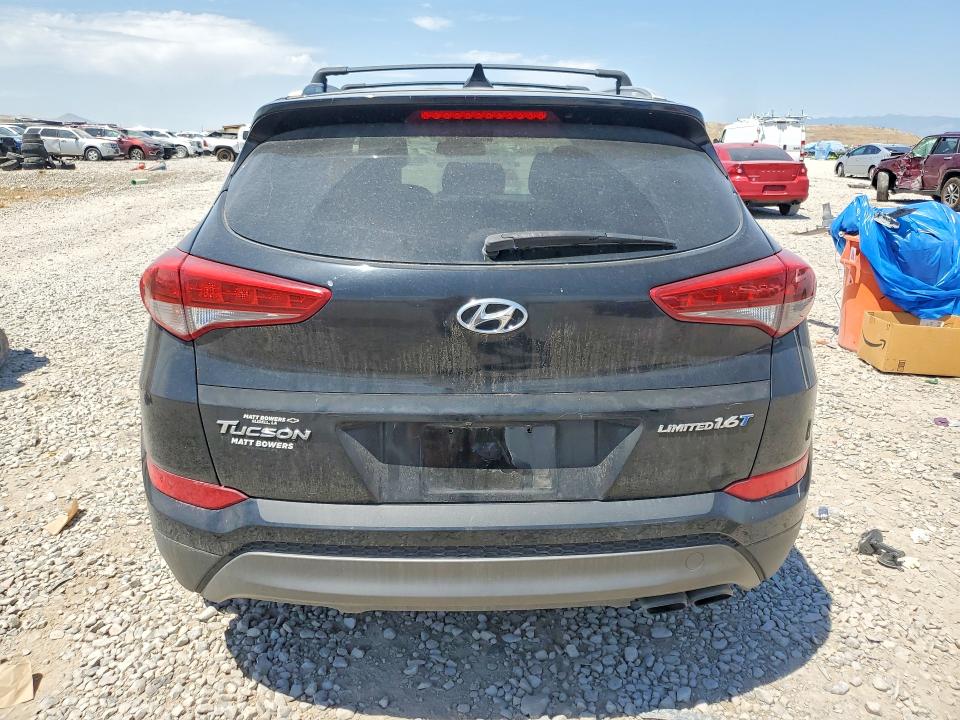 2016 Hyundai Tucson VIN KM8J33A28GU268693 COPART salvage auction — MINOR DENT/SCRATCHES, Ut - Dealer Only Clean Title (P), sold $3,250 on 2026-07-17 (photo 6)
