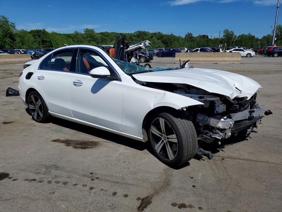 2025 Mercedes-benz C class VIN W1KAF4HB5SR242559 COPART salvage auction — ROLLOVER, FL - CERTIFICATE OF DESTRUCTION, sold $2,250 on 2026-07-08 (photo 4)