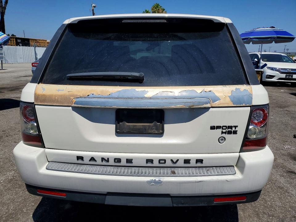 2010 Land rover Range rover sport VIN SALSK2D49AA228269 COPART salvage auction — VANDALISM, Ca - Salvage Certificate, sold $425 on 2026-07-17 (photo 6)