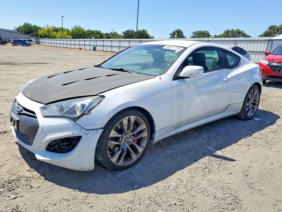 2016 Hyundai Genesis VIN KMHHU6KJ3GU131759 COPART salvage auction — FRONT END, CA - SALVAGE CERTIFICATE, sold $625 on 2026-07-21 (photo 1)