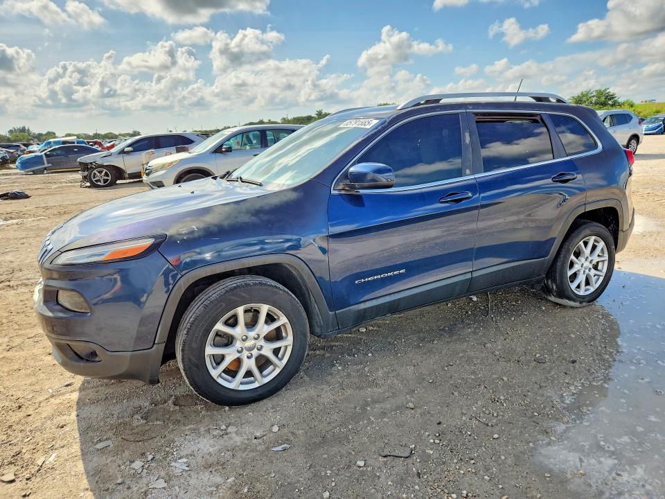 2018 Jeep Cherokee VIN 1C4PJLCB4JD551682 COPART salvage auction — MINOR DENT/SCRATCHES, Fl - Cert Of Title-Rebuilt, sold $1,150 on 2026-08-04 (photo 1)