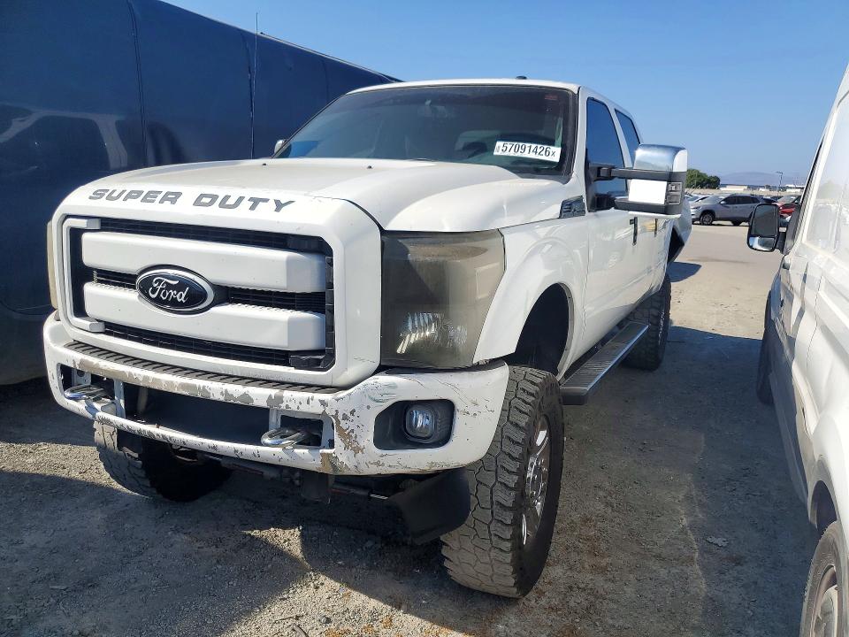 2015 Ford F250 VIN 1FT7W2B62FEC63385 COPART salvage auction — REAR END, Ca - Salvage Certificate, sold $1,450 on 2026-07-02 (photo 1)