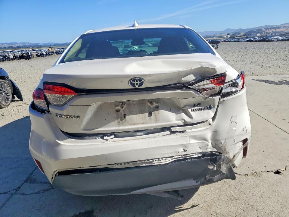 2024 Toyota Corolla VIN JTDBCMFE6R3047104 COPART salvage auction — REAR END, Ca - Salvage Certificate, sold $7,300 on 2026-07-02 (photo 6)