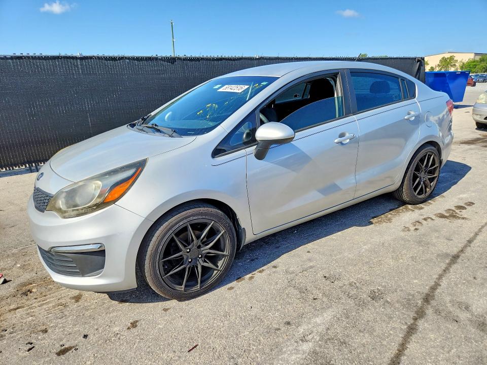 2016 Kia Rio VIN KNADM4A35G6591534 — COPART salvage auction photo