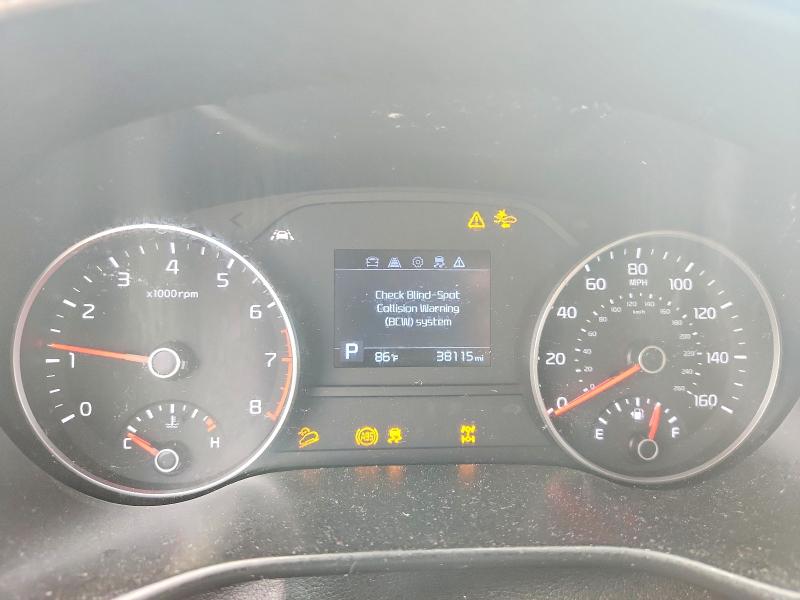 2022 Kia Sportage VIN KNDP6CACXN7957225 COPART salvage auction — FRONT END, Pa - Certificate Of Salvage, sold $5,400 on 2026-07-31 (photo 9)