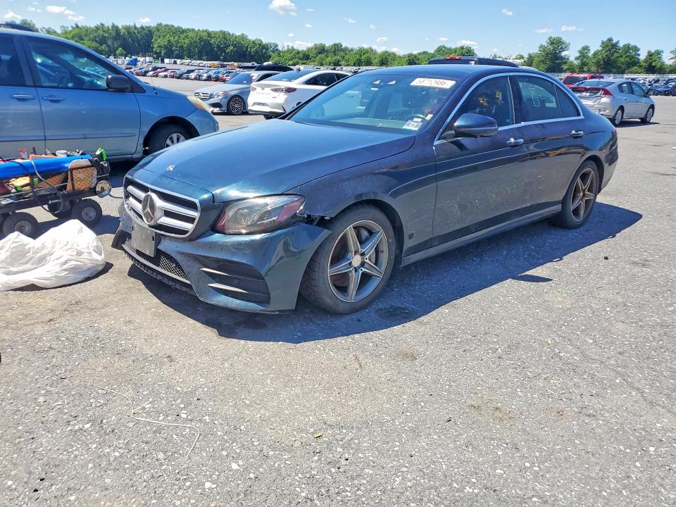 2017 Mercedes-benz E-class VIN WDDZF4KBXHA025740 COPART salvage auction — FRONT END, WV - CERTIFICATE OF TITLE, sold $4,250 on 2026-07-28 (photo 1)