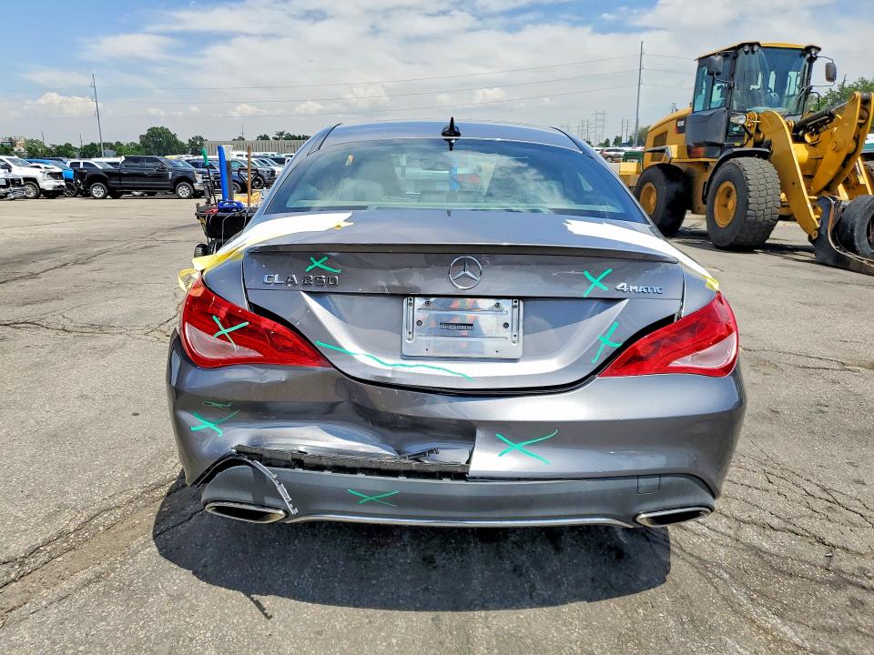 2018 Mercedes-benz VIN WDDSJ4GB6JN693056 COPART salvage auction — REAR END, Co - Public - Salvage Title, sold $4,250 on 2026-08-04 (photo 6)