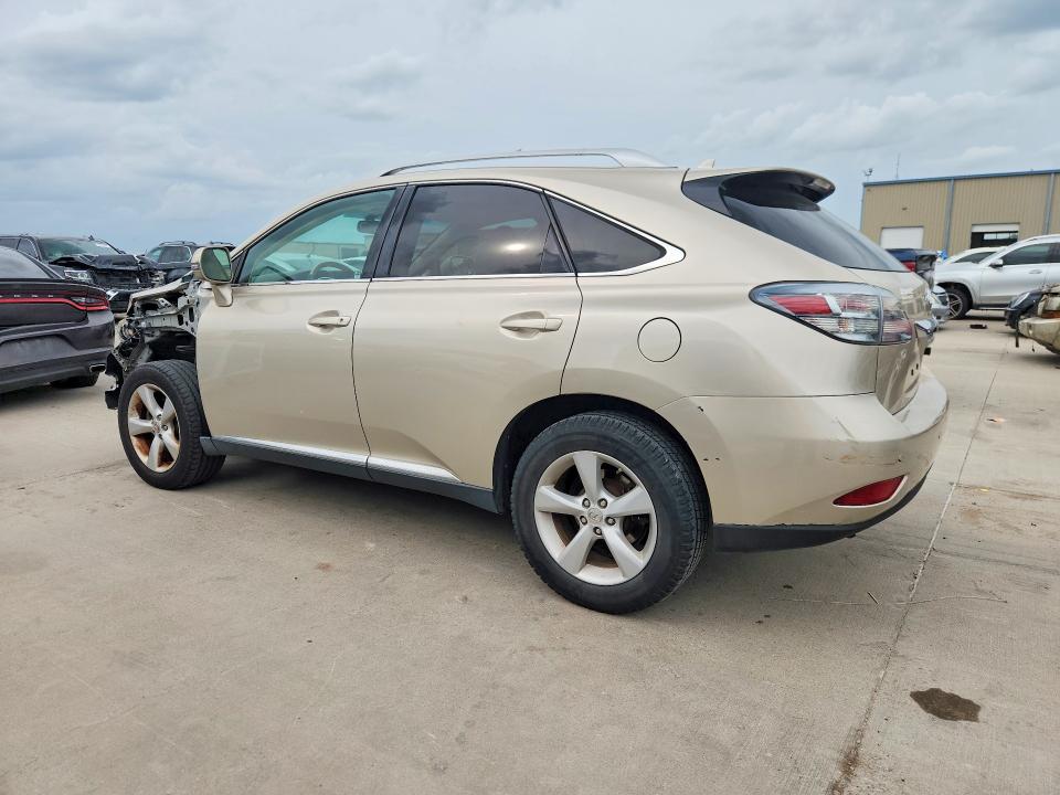 2012 Lexus Rx VIN 2T2BK1BA7CC150014 COPART salvage auction — FRONT END, Va - Certificate Of Title, sold $4,250 on 2026-07-02 (photo 2)