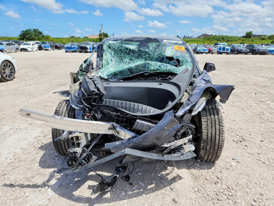 2023 Tesla Model 3 VIN 5YJ3E1EA6PF648783 COPART salvage auction — FRONT END, Md - Certificate Of Title, sold $2,750 on 2026-09-07 (photo 5)