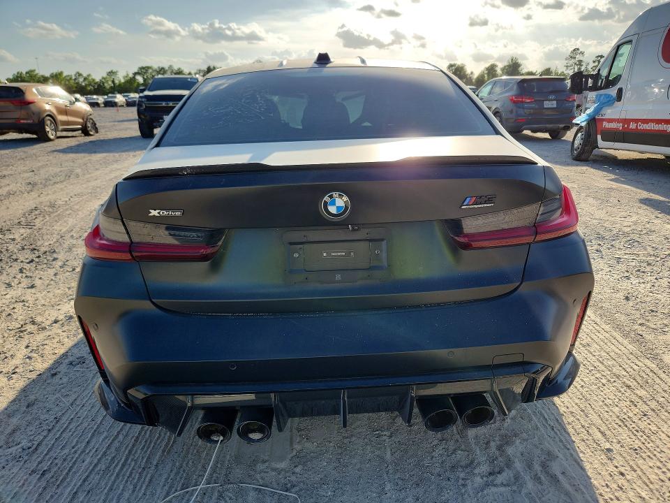 2024 BMW M3 VIN WBS43AY04RFR67054 COPART salvage auction — SIDE, Tx - Salvage Vehicle Title, sold $30,000 on 2026-07-07 (photo 6)