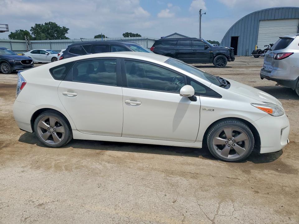 2015 Toyota Prius VIN JTDKN3DUXF0414968 COPART salvage auction — HAIL, Ks - Cert Of Title-Salvage, sold $2,100 on 2026-07-27 (photo 4)