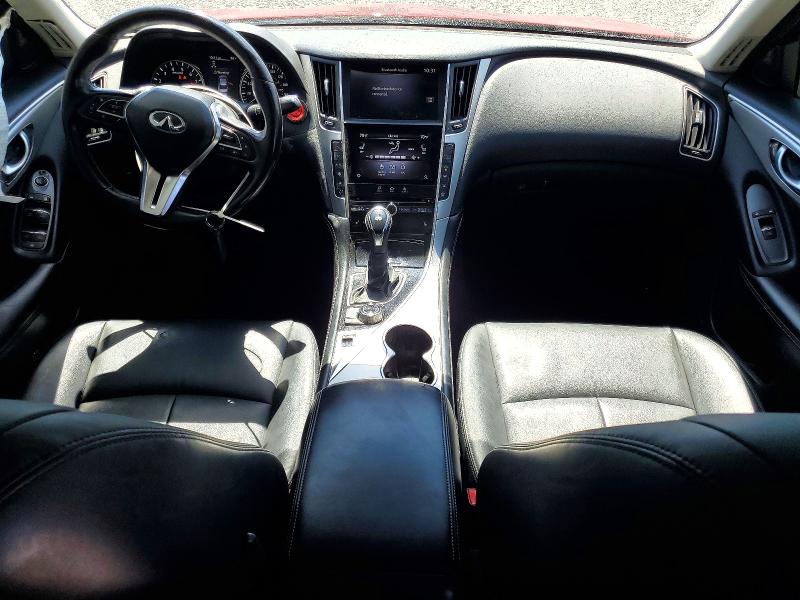 2021 Infiniti Q50 VIN JN1EV7BP9MM700448 COPART salvage auction — SIDE, Nv - Salvage Title, sold $6,600 on 2026-07-22 (photo 8)