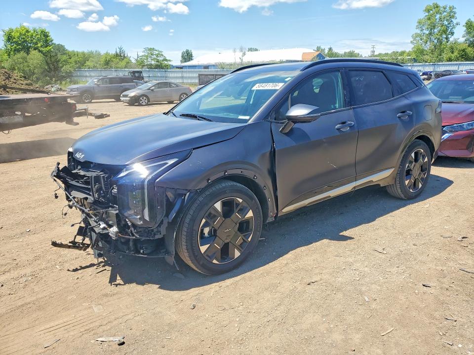 2026 Kia Sportage VIN 5XYK53DF1TG353243 COPART salvage auction — FRONT END, Oh - Cert Of Title-Salvage, sold $2,300 on 2026-08-03 (photo 1)