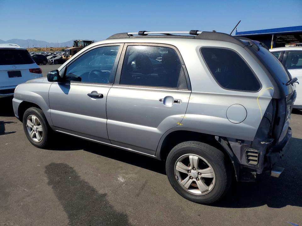 2009 Kia Sportage VIN KNDJF724597591801 COPART salvage auction — REAR END, Ca - Salvage Certificate, sold $950 on 2026-07-15 (photo 2)