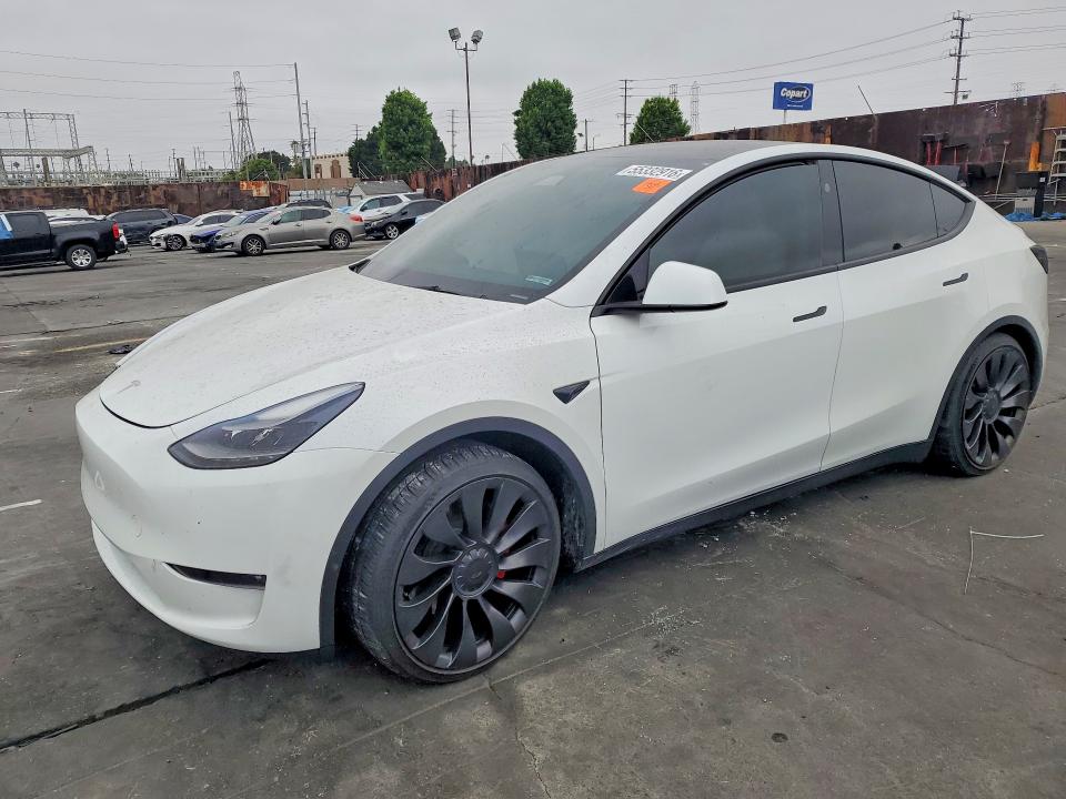 2023 Tesla Model y VIN 7SAYGDEFXPF917545 — COPART salvage auction photo