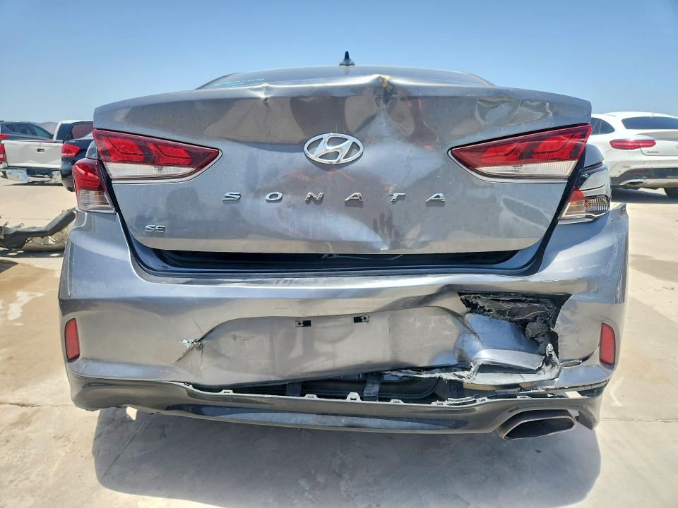 2019 Hyundai Sonata VIN 5NPE24AF6KH765391 COPART salvage auction — REAR END, Tx - Salvage Vehicle Title, sold $1,800 on 2026-07-09 (photo 6)