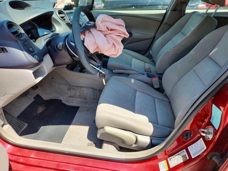 2010 Honda Insight VIN JHMZE2H5XAS012293 COPART salvage auction — FRONT END, Ga - Cert Of Title-Salvage, sold $200 on 2026-07-16 (photo 7)
