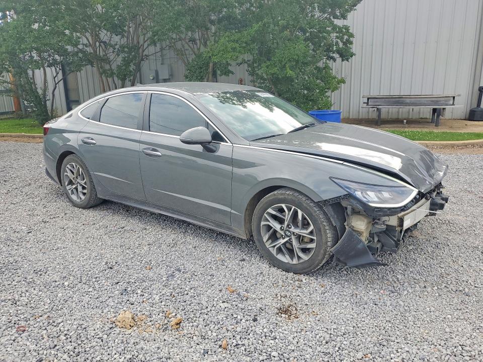 2020 Hyundai Sonata VIN 5NPEF4JA6LH020974 COPART salvage auction — FRONT END, Ms - Cert Of Title-Salvaged, sold $2,800 on 2026-07-22 (photo 4)