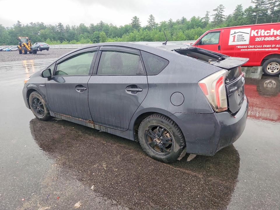 2012 Toyota Prius VIN JTDKN3DU3C1551630 COPART salvage auction — REAR END, Me - Certificate Of Title, sold $1,150 on 2026-07-29 (photo 2)