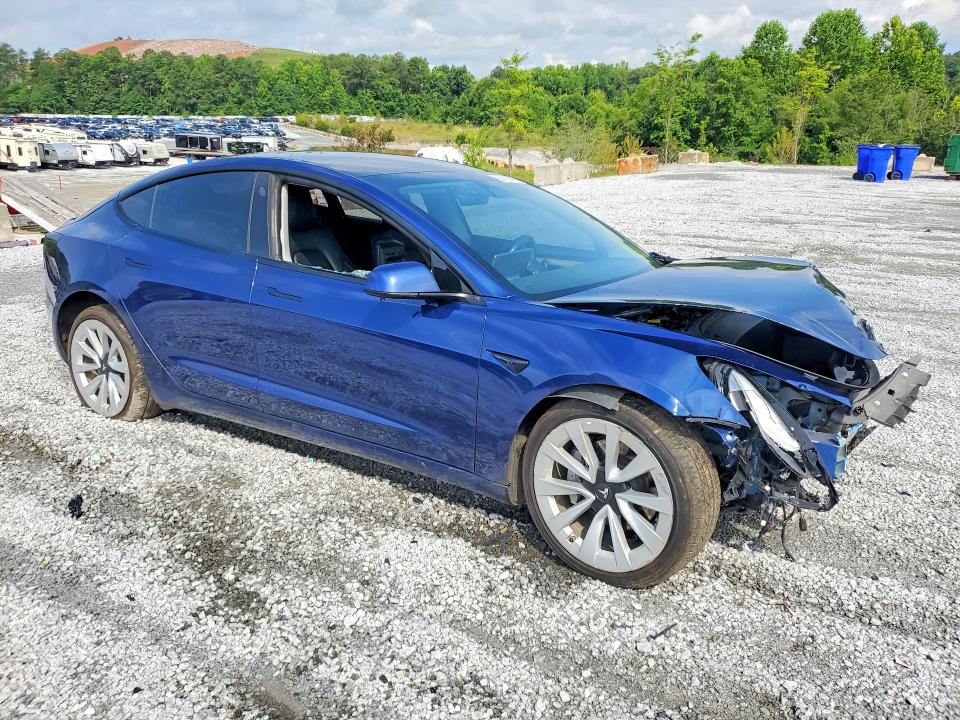 2022 Tesla Model 3 VIN 5YJ3E1EB8NF192632 COPART salvage auction — FRONT END, Ga - Cert Of Title-Salvage, sold $2,500 on 2026-07-20 (photo 4)
