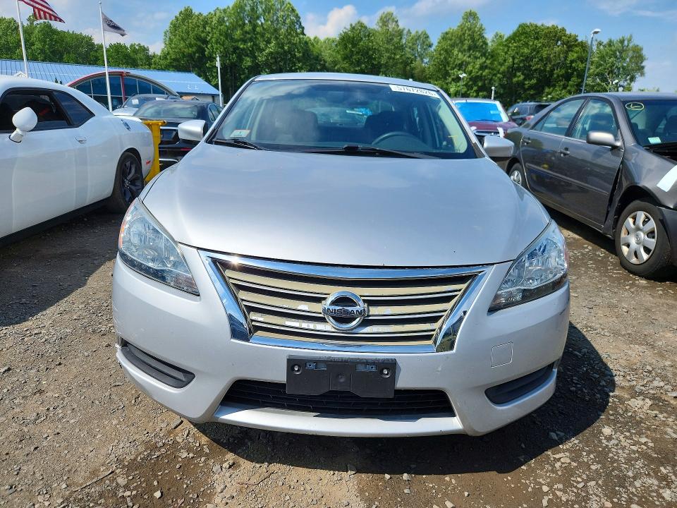 2013 Nissan Sentra VIN 3N1AB7AP6DL724192 COPART salvage auction — REAR END, Ma - Cert Of Title-Salvage, sold $475 on 2026-07-02 (photo 5)