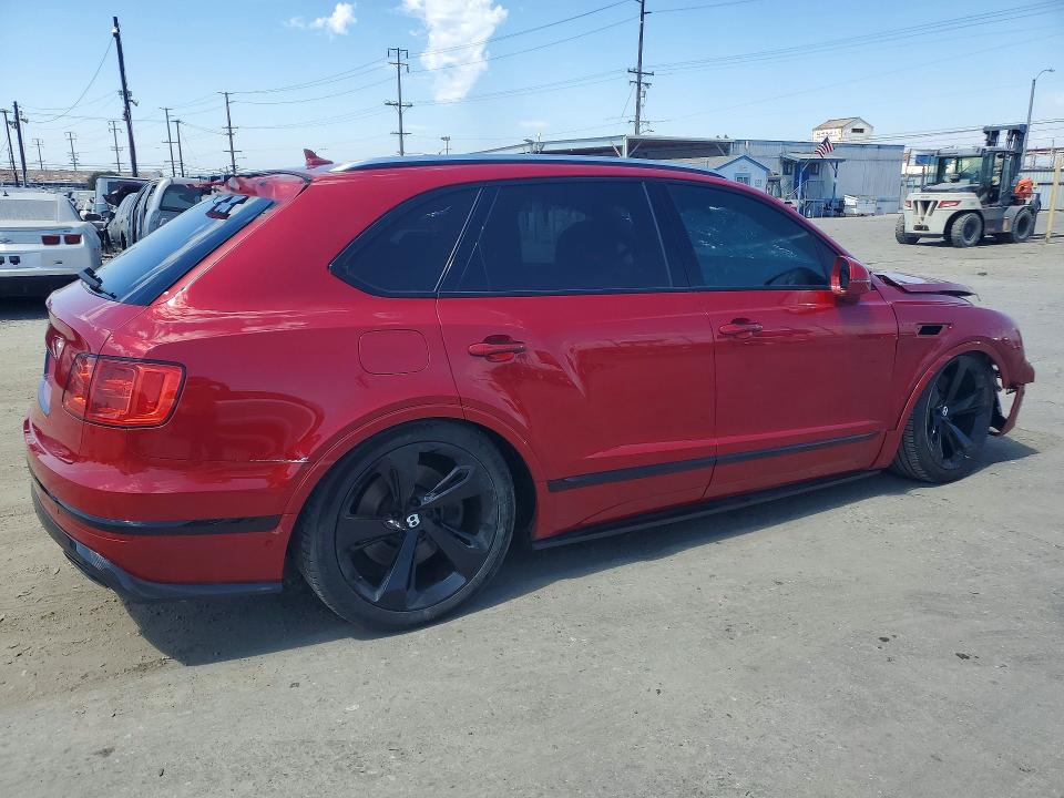 2018 Bentley Bentayga VIN SJAAC2ZVXJC020098 COPART salvage auction — FRONT END, Ny - Mv-907A Salvage Certificate, sold $22,500 on 2026-07-23 (photo 3)
