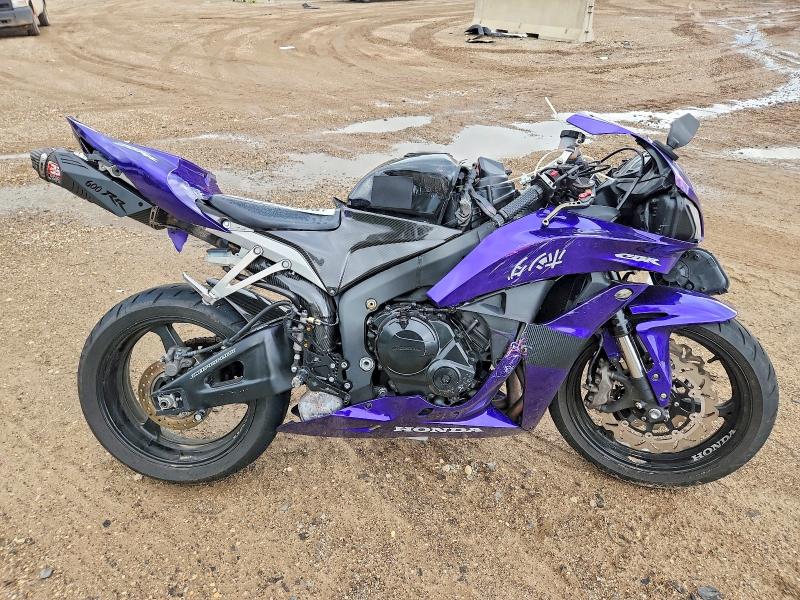 2008 Honda Cbr VIN JH2PC40088M101683 COPART salvage auction — SIDE, Il - Salvage Certificate, sold $825 on 2026-07-23 (photo 1)