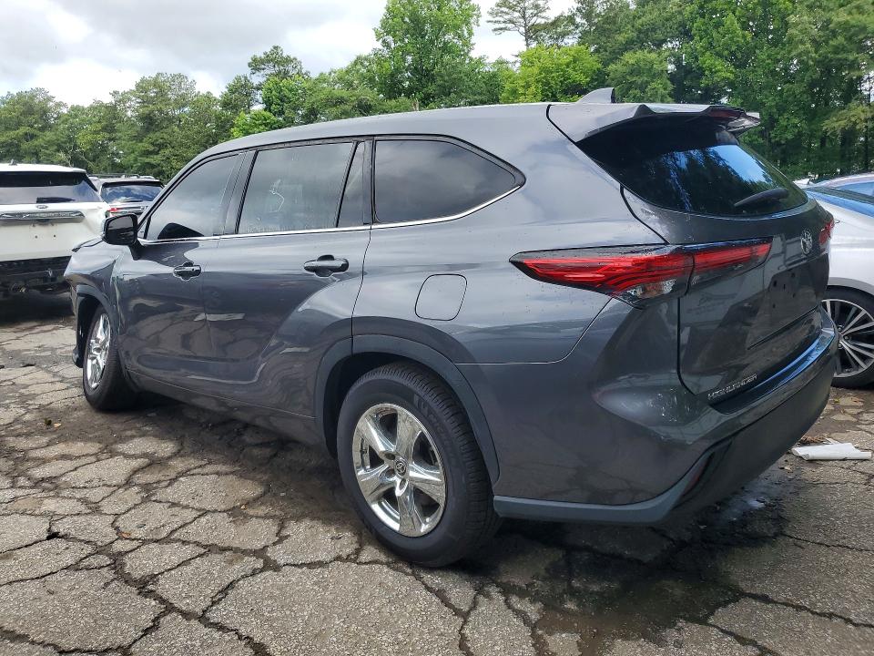 2021 Toyota Highlander VIN 5TDZZRAHXMS065804 COPART salvage auction — FRONT END, Ga - Cert Of Title-Salvage, sold $8,700 on 2026-07-17 (photo 2)