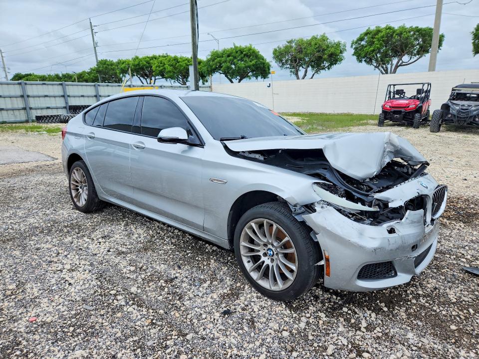 2015 BMW 5er VIN WBA5M4C55FD183967 COPART salvage auction — FRONT END, Fl - Cert Of Title Slvg Rebuildable, sold $900 on 2026-08-05 (photo 4)