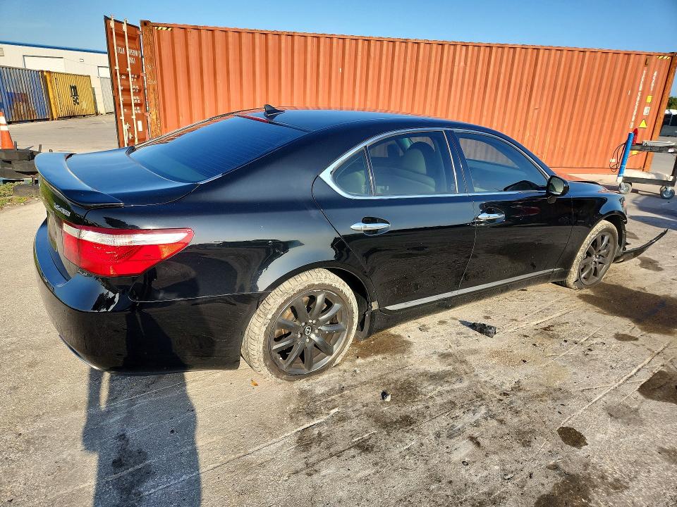 2007 Lexus Ls 460 VIN JTHBL46F575044753 COPART salvage auction — FRONT END, FL - CERT OF TITLE SLVG REBUILDABLE, sold $825 on 2026-07-28 (photo 3)