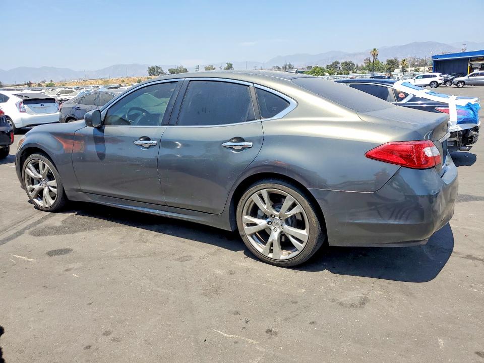 2012 Infiniti M VIN JN1BY1AP4CM334695 COPART salvage auction — REAR END, Ca - Salvage Certificate, sold $1,050 on 2026-07-06 (photo 2)