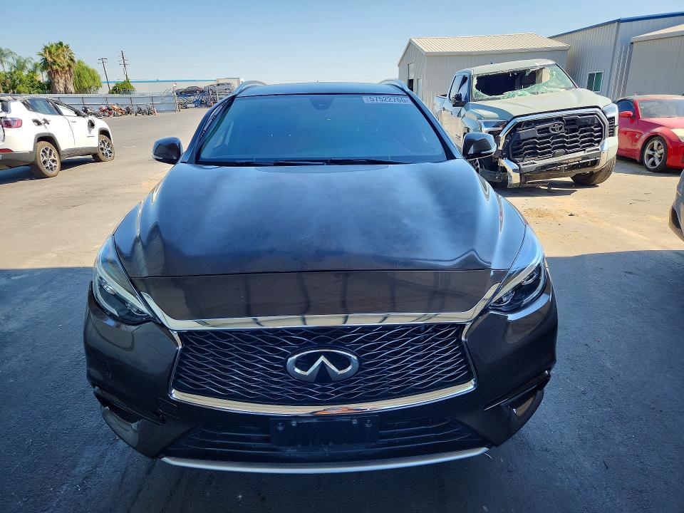 2017 Infiniti Qx30 VIN SJKCH5CP7HA031292 COPART salvage auction — FRONT END, Ca - Salvage Certificate, sold $6,600 on 2026-07-23 (photo 5)