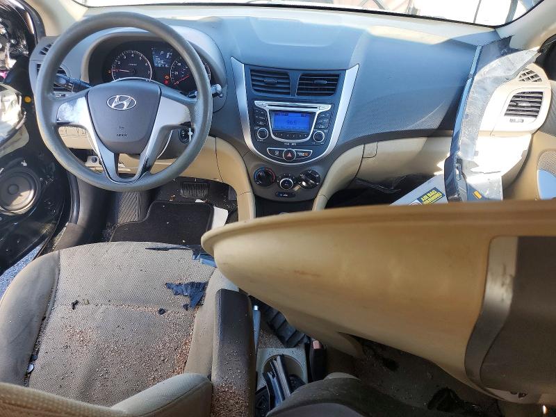 2013 Hyundai Accent VIN KMHCT4AE1DU448912 COPART salvage auction — FRONT END, Oh - Cert Of Title-Salvage, sold $80 on 2026-07-15 (photo 8)