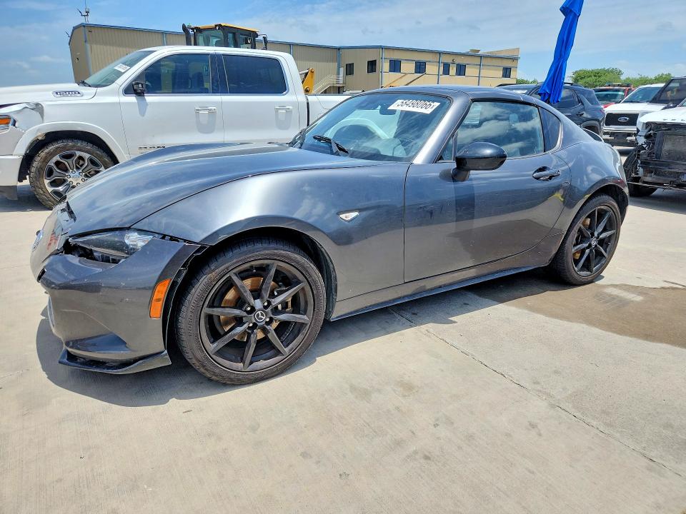 2021 Mazda Mx-5 VIN JM1NDAL73M0455598 COPART salvage auction — FRONT END, Tx - Salvage Vehicle Title, sold $9,500 on 2026-07-30 (photo 1)
