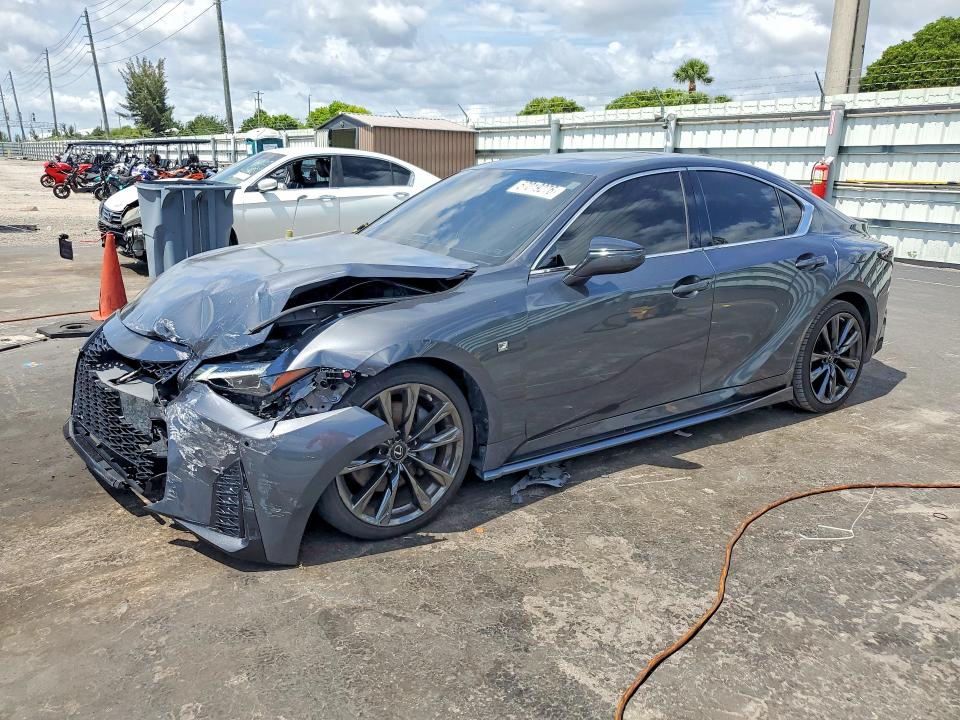 2022 Lexus Is VIN JTHGZ1B28N5055894 COPART salvage auction — FRONT END, Fl - Cert Of Title Slvg Rebuildable, sold $9,400 on 2026-07-20 (photo 1)