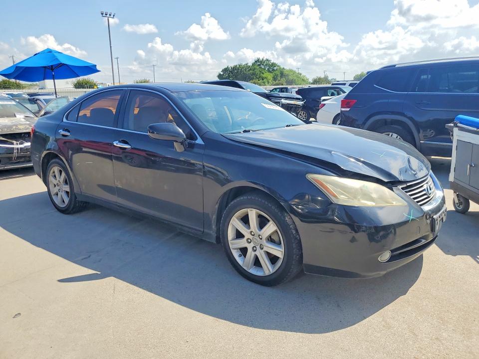2009 Lexus Es 350 VIN JTHBJ46G792329280 COPART salvage auction — FRONT END, TX - SALVAGE VEHICLE TITLE (P), sold $1,000 on 2026-07-09 (photo 4)