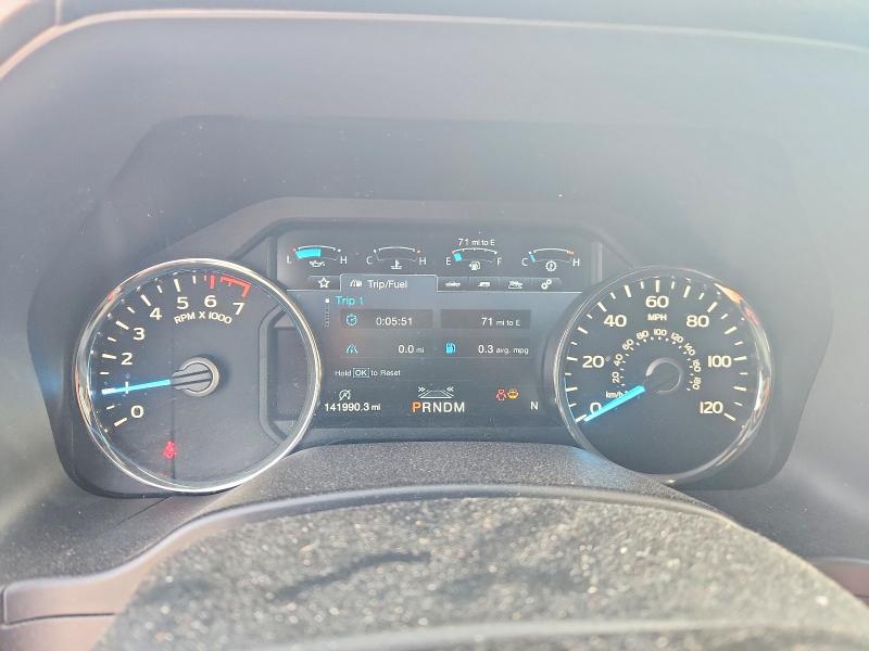2019 Ford F-150 VIN 1FTEW1E49KFC19223 COPART salvage auction — FRONT END, Tx - Salvage Vehicle Title, sold $11,300 on 2026-07-30 (photo 9)
