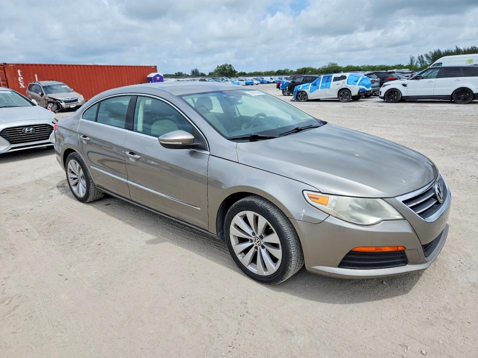 2012 Volkswagen Passat cc VIN WVWMN7ANXCE515391 COPART salvage auction — REAR END, Salvage Title, sold $325 on 2026-08-18 (photo 4)