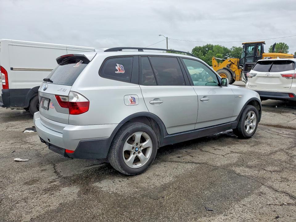 2007 BMW X3 VIN WBXPC93467WF04137 COPART salvage auction — REAR END, Ky - Certificate Of Title, sold $300 on 2026-07-02 (photo 3)