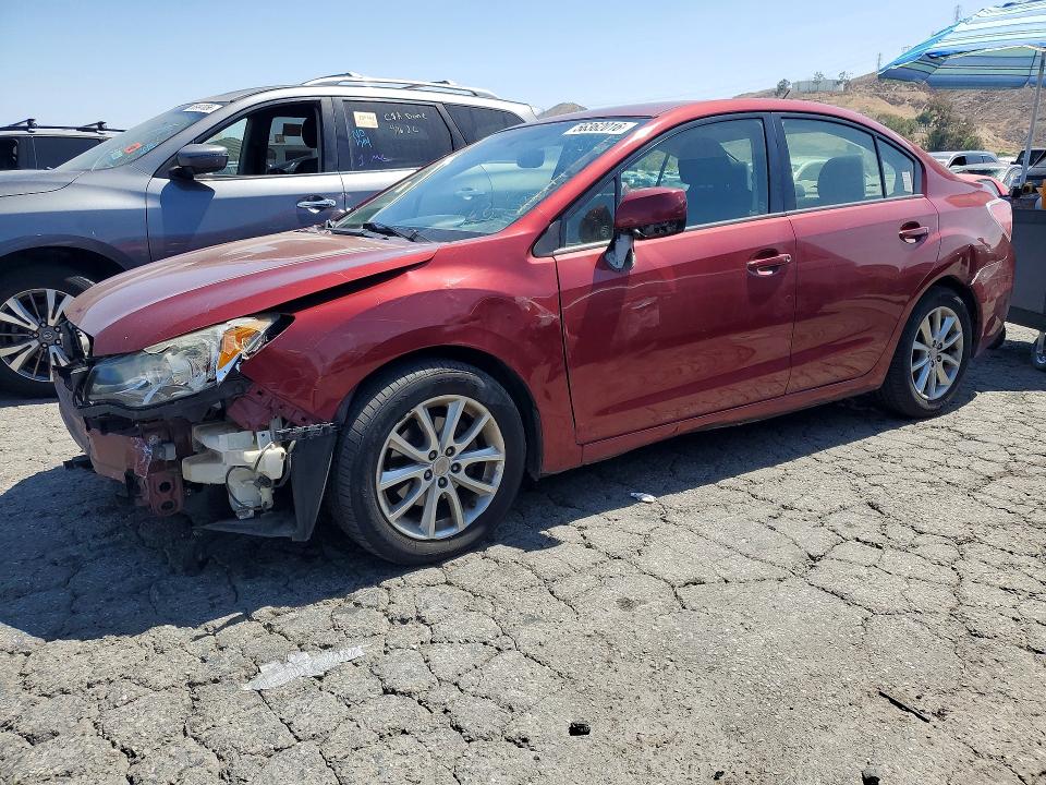 2013 Subaru Impreza VIN JF1GJAC61DH023477 COPART salvage auction — FRONT END, Salvage Title, sold $1,450 on 2026-07-16 (photo 1)