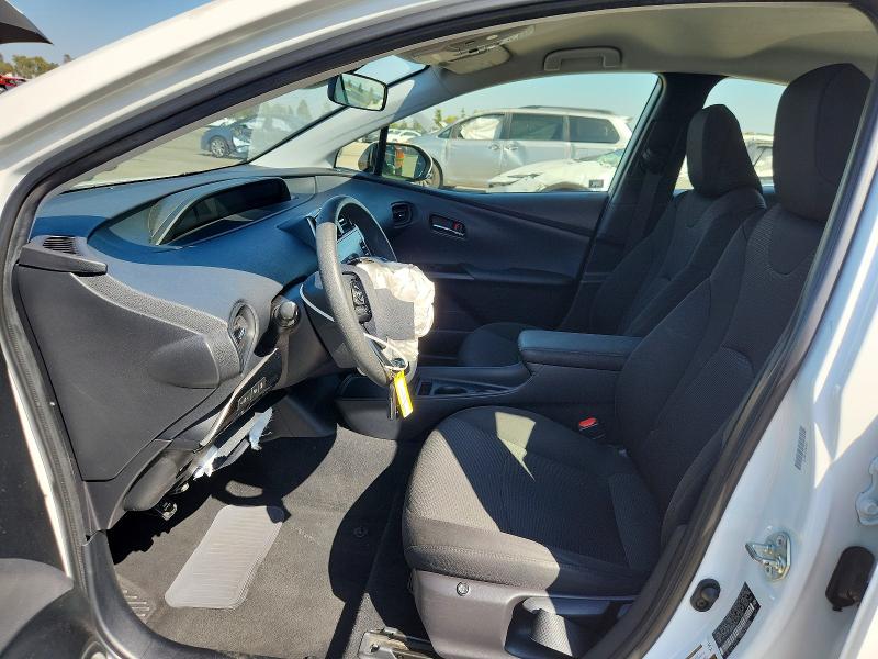 2022 Toyota Prius VIN JTDKAMFU9N3176820 COPART salvage auction — FRONT END, Ca - Salvage Certificate, sold $300 on 2026-07-21 (photo 7)